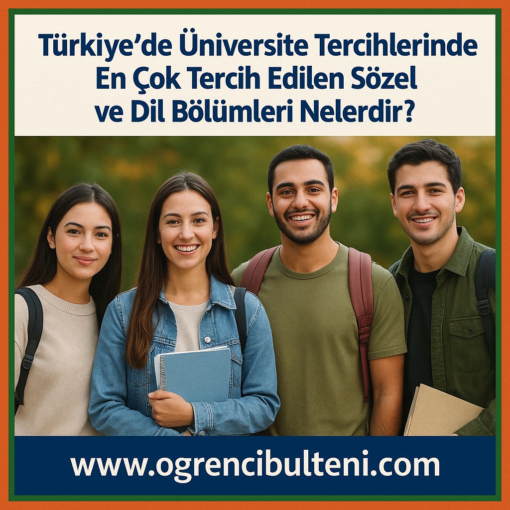 Türkiye’de Üniversite Tercihlerinde En Çok Tercih Edilen Sözel ve Dil Bölümleri 2025